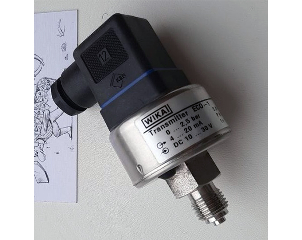 Wika-transmitter-ECO-1-0.25-psi-4.20-mA-DC-10.30-V — دراک ترانسمیتر فشار مدل ECO-1 از سری ترانسمیترهای EcoTronic® محصولی از شرکت WIKA آلمان