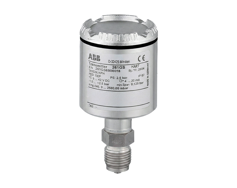 abb-ueberdruck-messumformer-261gs-cjp821 — دراک ترانسمیتر فشار ABB 261GS مناسب کاربردهای صنعتی با دقت بالا و تأییدیه ATEX