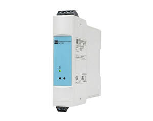 ترانسمیتر دما صنعتی iTEMP HART® TMT122 نصب شده روی ریل DIN با بدنه مقاوم PC/ABS، نمایشگر دیجیتال و طراحی فشرده، مناسب اندازهگیری دقیق دما در فرآیندهای صنعتی، دارای قابلیت خروجی 4 تا 20 میلیآمپر، پروتکل HART® و ایزولاسیون گالوانیکی برای عملکرد پایدار در محیطهای سخت و خطرناک.