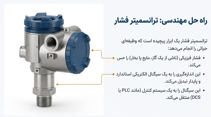 1 — دراک نحوه کارکرد ترانسمیتر فشار