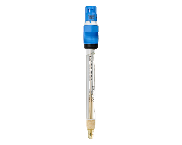 CPS71E-pH-sensor — دراک سنسور دیجیتال pH مدل Memosens CPS71E برند Endress+Hauser با بدنه شیشهای و تکنولوژی تله یونی، مناسب برای اندازهگیری دقیق pH در فرآیندهای شیمیایی سخت و محیطهای با دمای بالا.