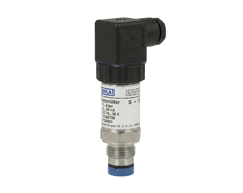 WIKAS11-1 — دراک تصویر ترانسمیتر فشار WIKA S-11 با دیافراگم پیشانی صاف و اتصال فرآیندی استیل