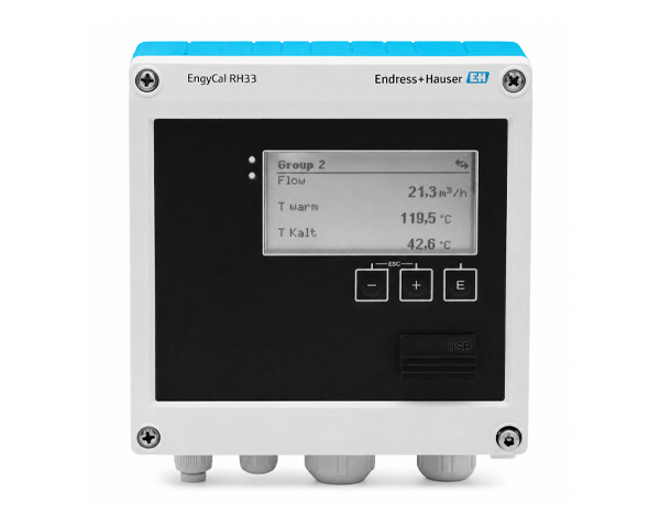 RH33 — دراک کالری متر صنعتی EngyCal RH33 از برند Endress+Hauser برای اندازهگیری انرژی گرمایش و سرمایش در صنایع مختلف